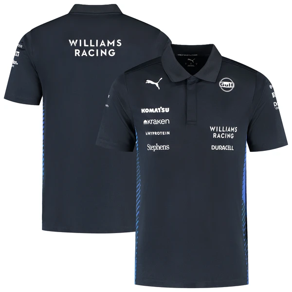 Polo d'équipe Williams Racing 2025 - Bleu marine