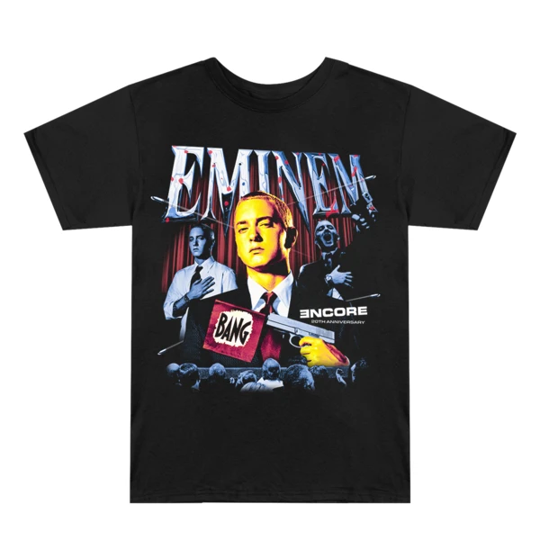Encore 20th Bang Flag T-Shirt - Official Eminem Online Store