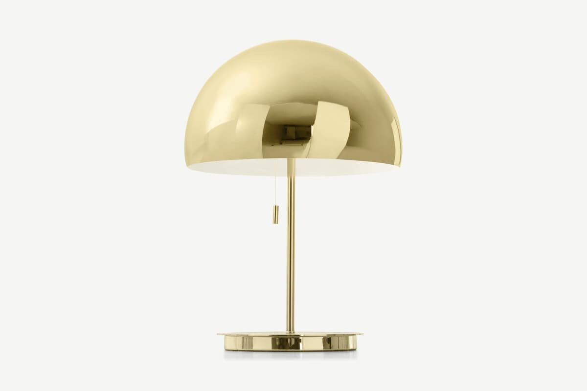 Collet, lampe de table, laiton