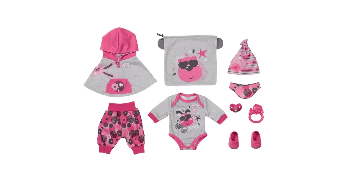 ZAPF Creation Deluxe First Arrival, Accessoires de poupée BABY born Deluxe First Arrival, Ensemble d'habits de poupée, 3 an(s), 427,5 g