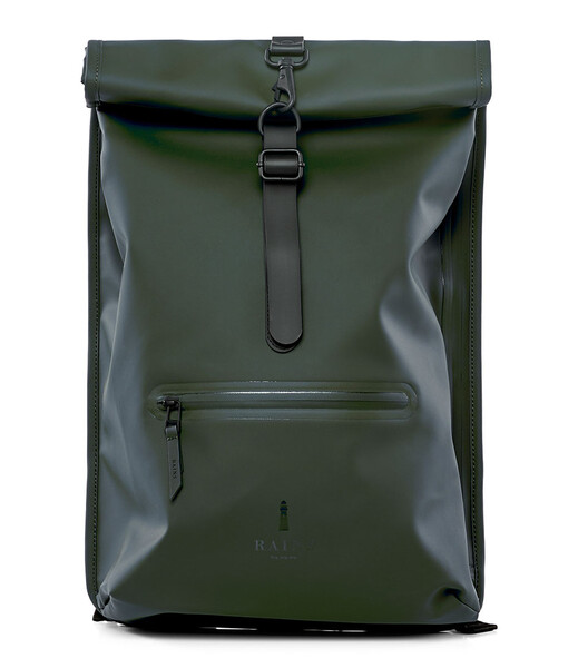 Rains Roll Top Rucksack  Sac &#224; dos de jour Groen