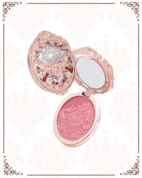 Strawberry Rococo Embossed Blush