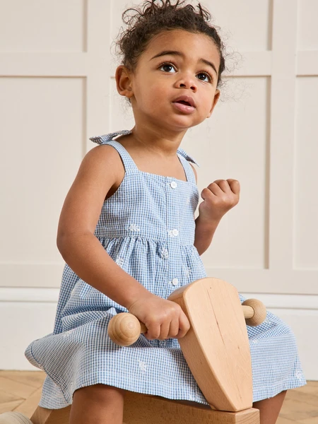 Robe vichy brodée Bébé