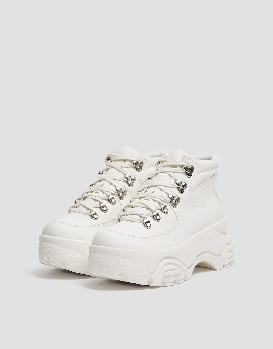 Baskets montantes mode - pull&bear