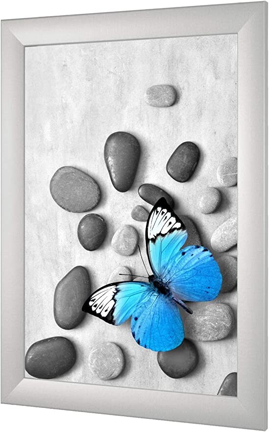 OlimpJOY Cadre photo 80 x 120 cm Argent mat - avec verre acrylique antireflet - Cadre d'affiche de l'image : Amazon.fr: Cuisine et Maison
