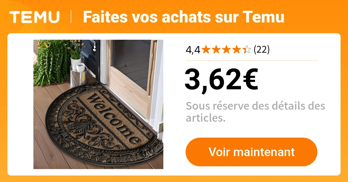 1pièce tapis porte floral élégant semi circulaire - Temu France