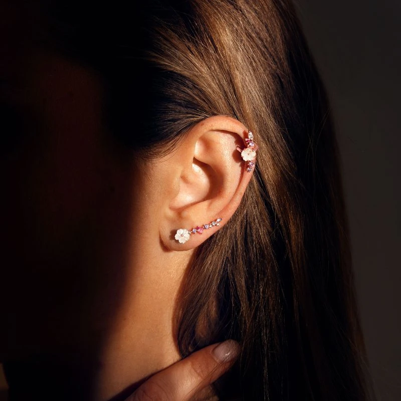 Boucles d'oreilles grimpantes Maëline