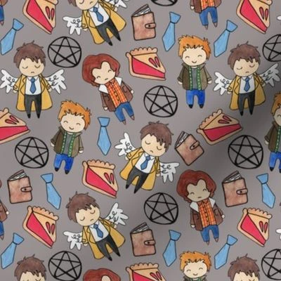 Hello Quirky Supernatural Fabric | Spoonflower