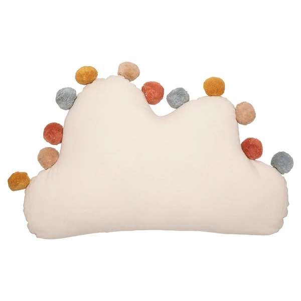 Coussin Arlequin Nuage multicolore - 50x12x30 cm