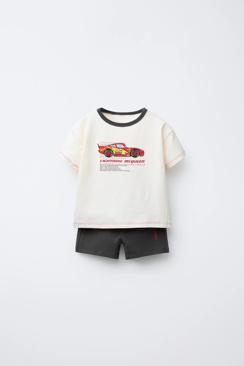 2-6 ANS/ PYJAMA IMPRIMÉ CARS FLASH MCQUEEN © DISNEY