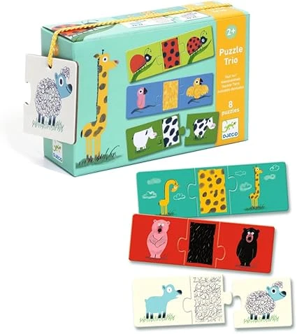 Puzzle trio Djeco Tout nu