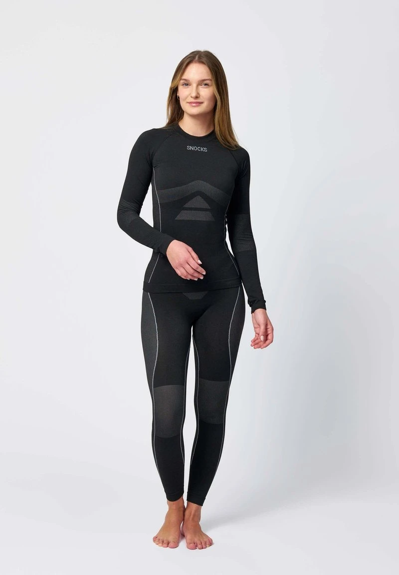 DAMEN THERMO SET - Caraco - schwarz