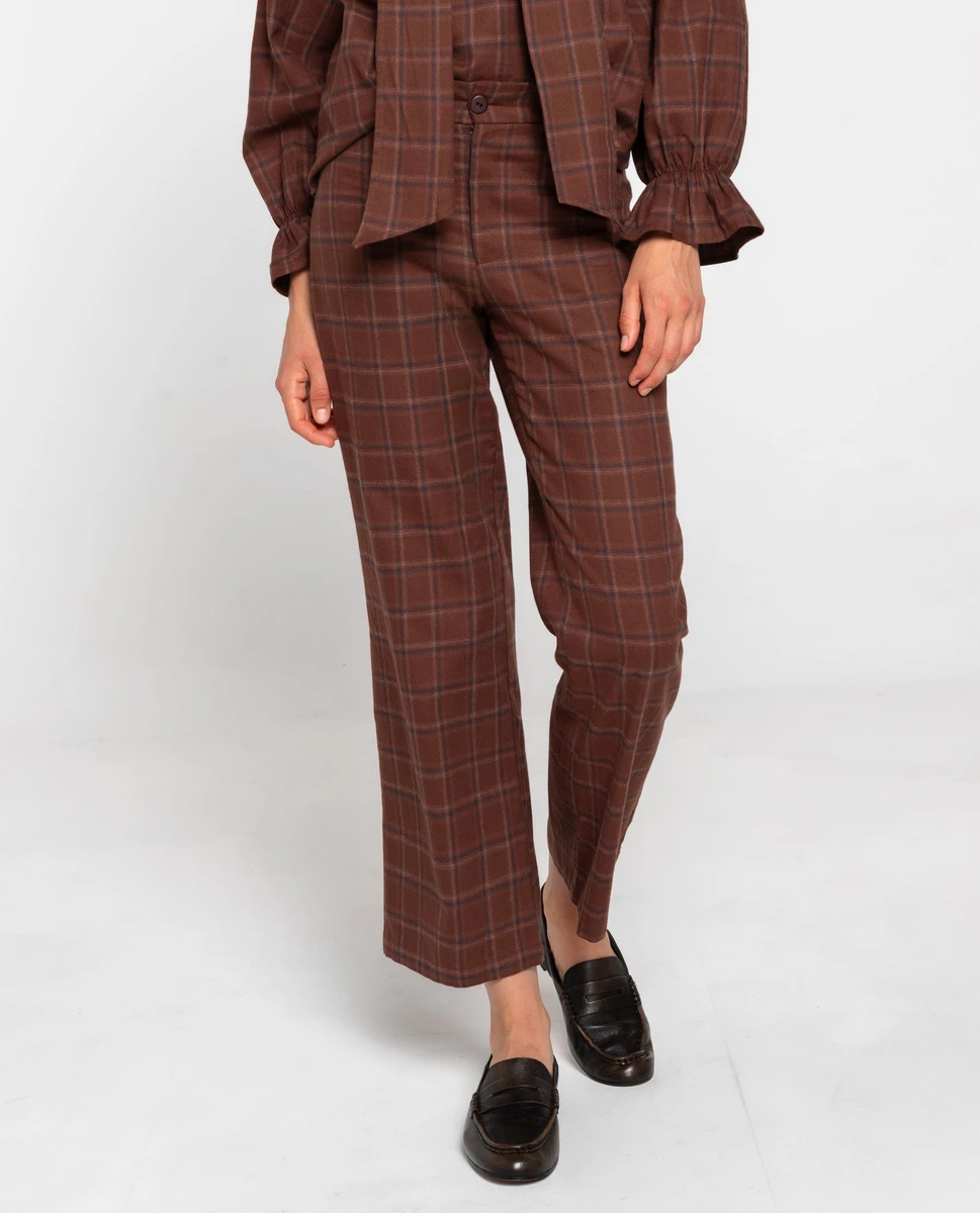 Pantalon City Crush - Marron