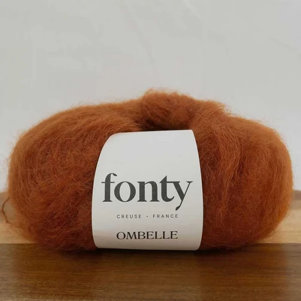 Ombelle de Fonty - Fil mohair vaporeux et léger, idéal