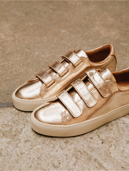 Sneakers - Turbulente - Doré - Bobbies