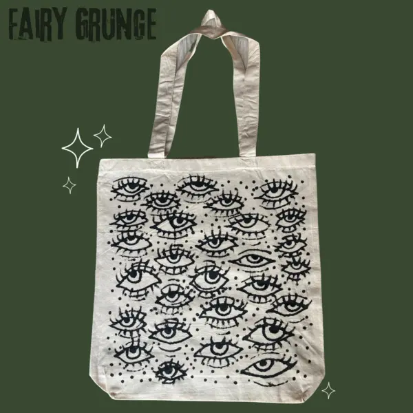 fairy grunge EYE tote bag