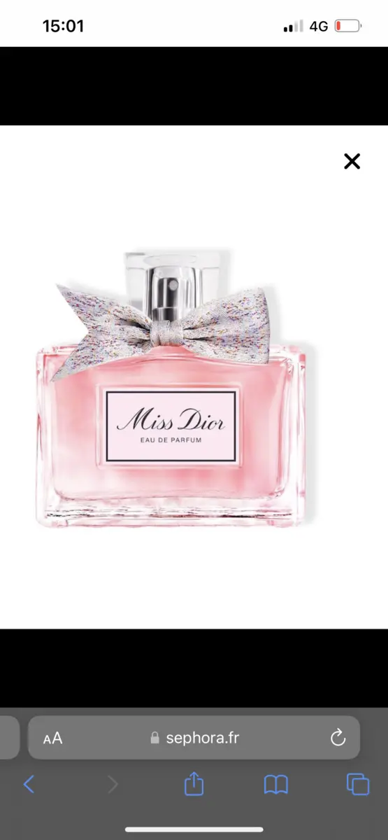 Miss Dior - Eau de Parfum - notes fleuries et fraîches - nœud couture