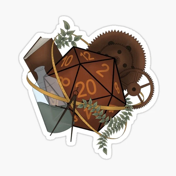 Artisan class D20 - dés de jeu de table | Sticker