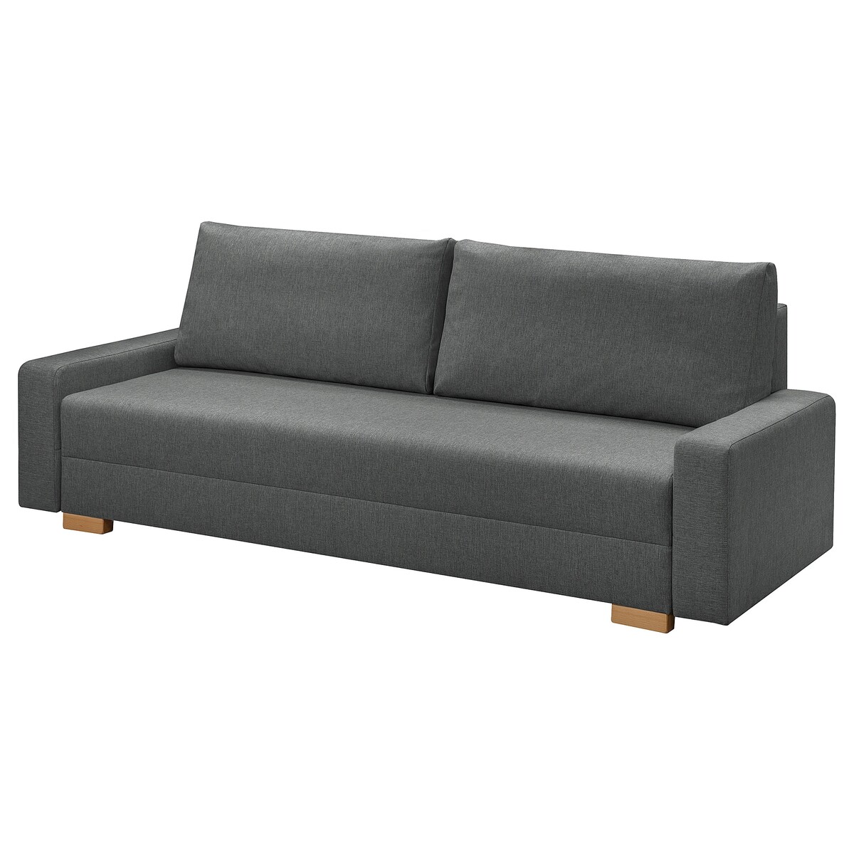 GRÄLVIKEN Canapé 3 places convertible - gris foncé - IKEA
