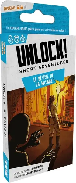 Jeu d'ambiance Asmodee Unlock! Short Adventure 2 : Le réveil de la momie