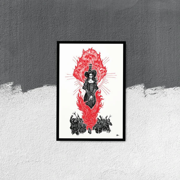 "The Witches You Couldn't Burn" 13"x19" Fine Art Print