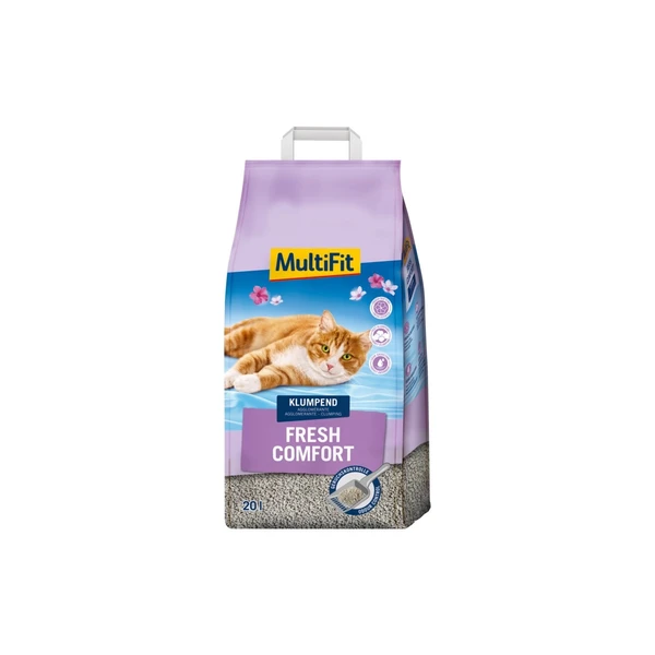 MultiFit Fresh Litière agglomérante parfumée Fresh Comfort 20 l