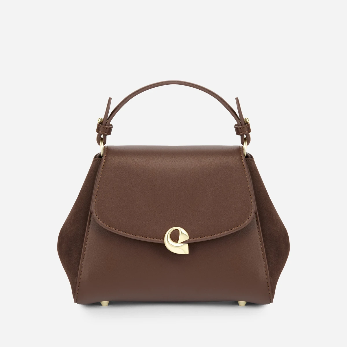 Sac Aura précieuse suede chocolat