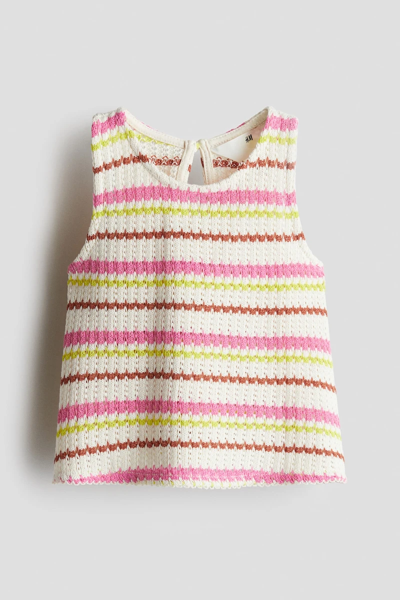 Débardeur en maille texturée