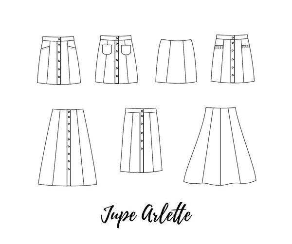 Patron Arlette - Jupe