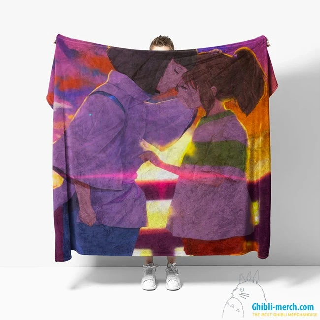 Spirited Away Chihiro Blanket Fleece Super Soft & Warm | Ghibli Merch Store