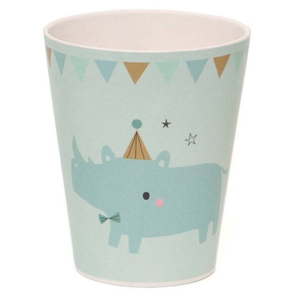 Gobelet en Bambou Rhinocéros bleu