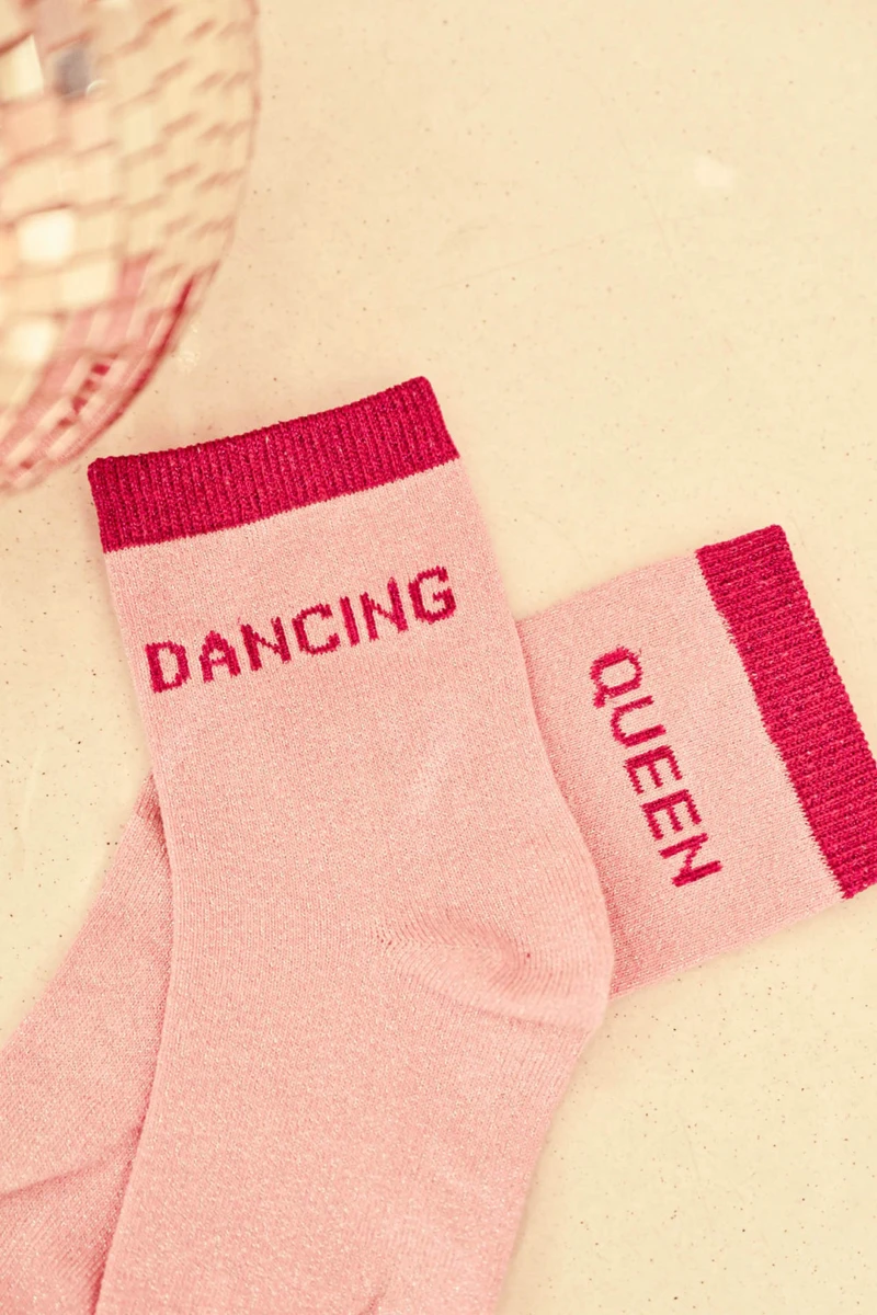 Chaussettes Dancing Queen - Fuchsia - Boutique Libertie