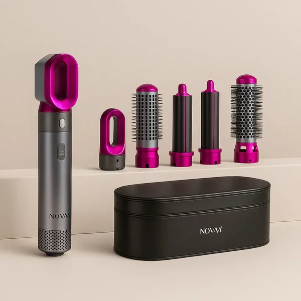 Novaa® Airstyler 5-en-1 – Sèche-Cheveux Ionique
