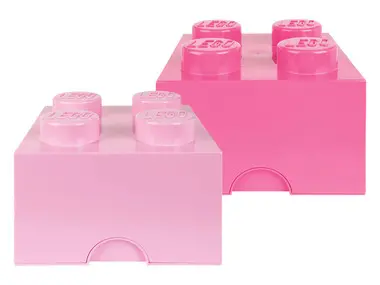 LEGO Lot de 2 briques de rangement empilables