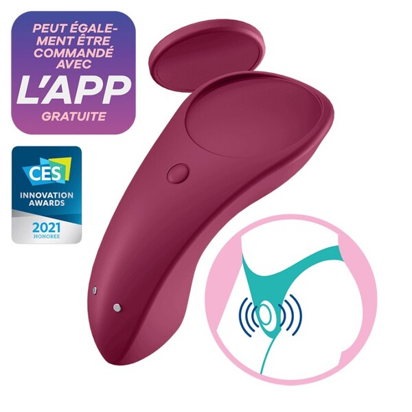 Satisfyer Sexy Secret - Culotte Vibrante connectée via app