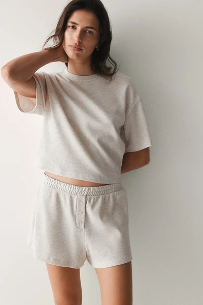 Pyjama gaufré - Beige clair - FEMME | H&M BE