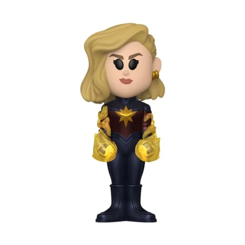Funko Vinyl Soda: Marvel - Captain Marvel - 1 Chance sur 6 D'avoir Une Variante Rare Chasease - The Marvels - Figurine en Vinyle à Collectionner - Idée de Cadeau - Produits Officiels