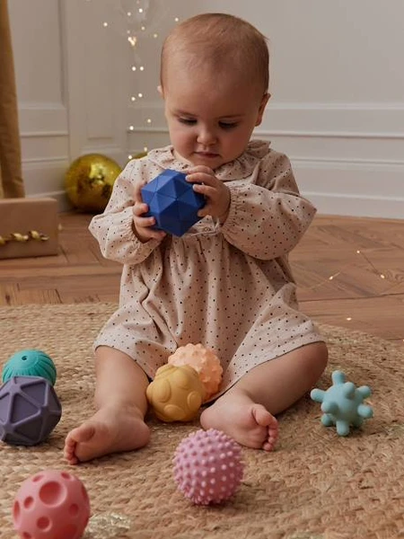 Lot de 8 balles sensorielles multicolore - Vertbaudet