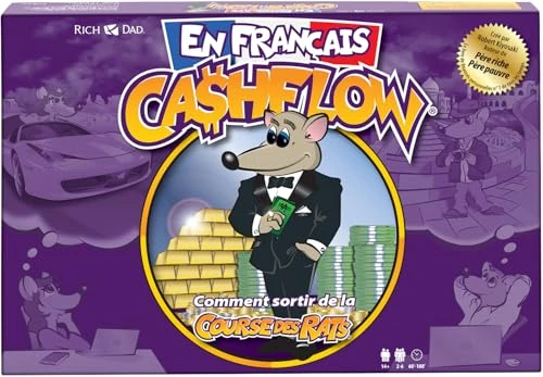 Rich Dad CASHFLOW Jeu éducatif de Robert Kiyosaki pour l'éducation financière familiale, la création d'entreprise, l'investissement et la Gestion de l'argent - Opportunités d'apprentissage ludiques