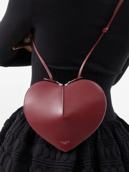 Le Cœur leather cross-body bag