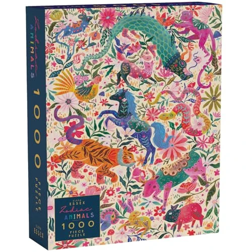 Elena Essex Puzzles de 1000 pièces pour Adultes (Animaux du Zodiaque)