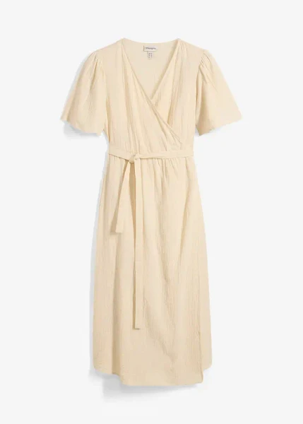 Robe de grossesse et d’allaitement en gaze de coton