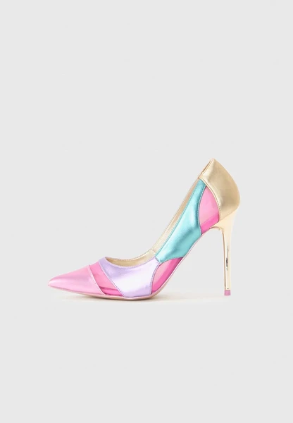 Even&Odd Escarpins à talons hauts - pink/ gold/ turquoise/rose - ZALANDO