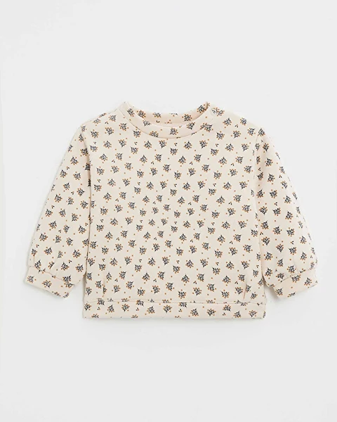 Sweat en molleton imprimé