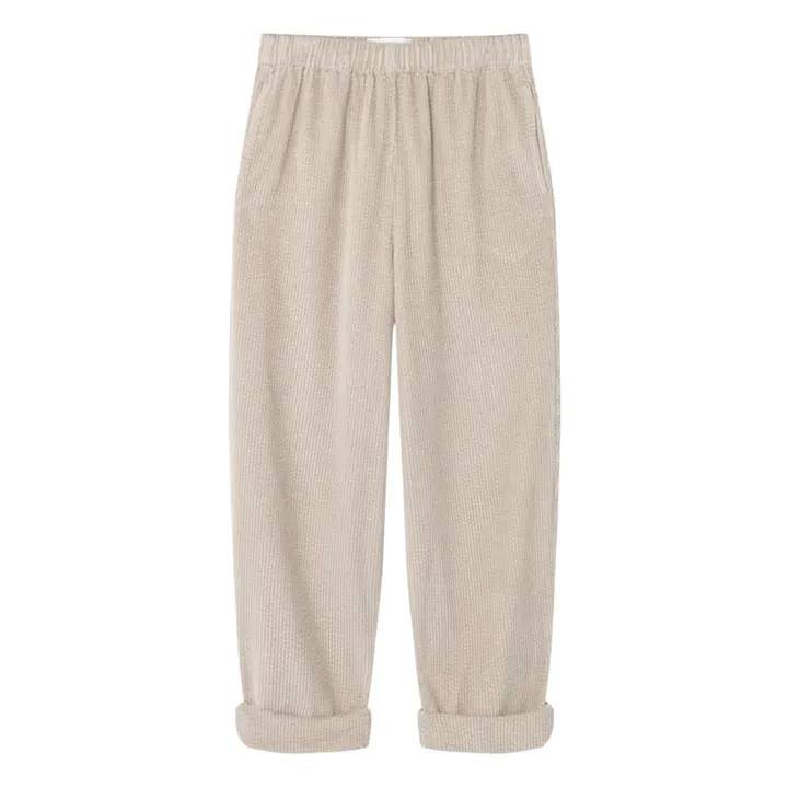 American Vintage - Pantalon Velours Côtelé Padow - Mastic | Smallable