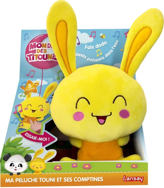 Peluche Titounis Lansay Ma peluche Touni et ses comptines