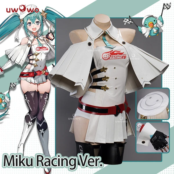 Uwowo Vocaloid Hatsune Miku 2023 Racing Ver Cosplay Costume