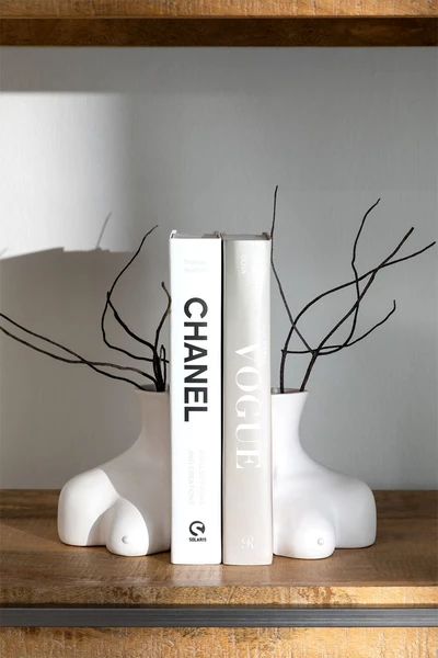 Set de 2 Serre-Livres en Céramique Murys