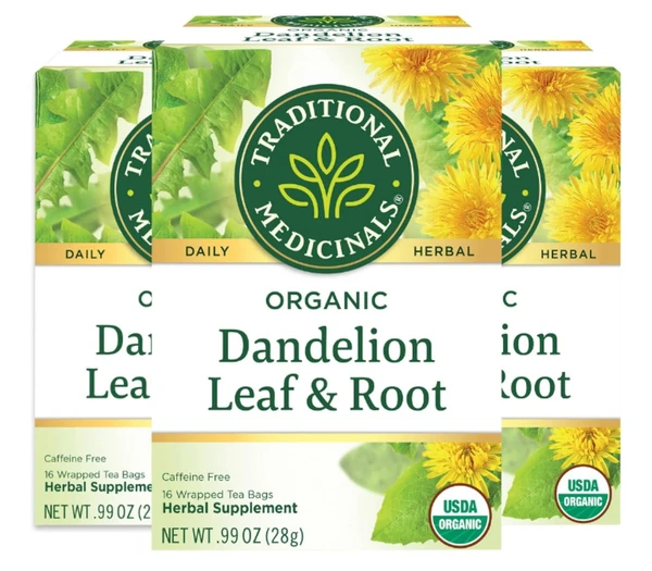 Traditional Medicinals | Organic Dandelion Leaf & Root 