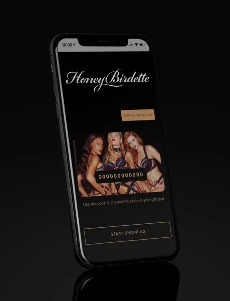 carte cadeau Honey birdette